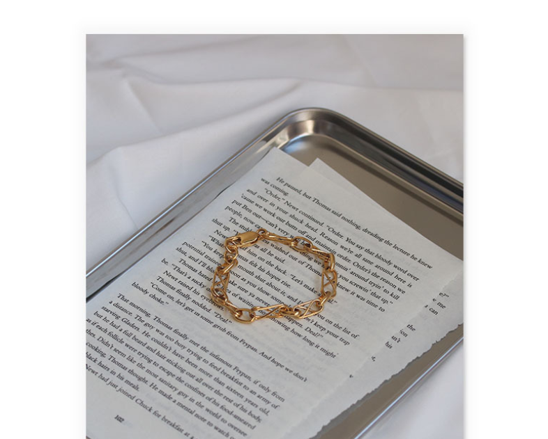 Женский толстый браслет-цепочка