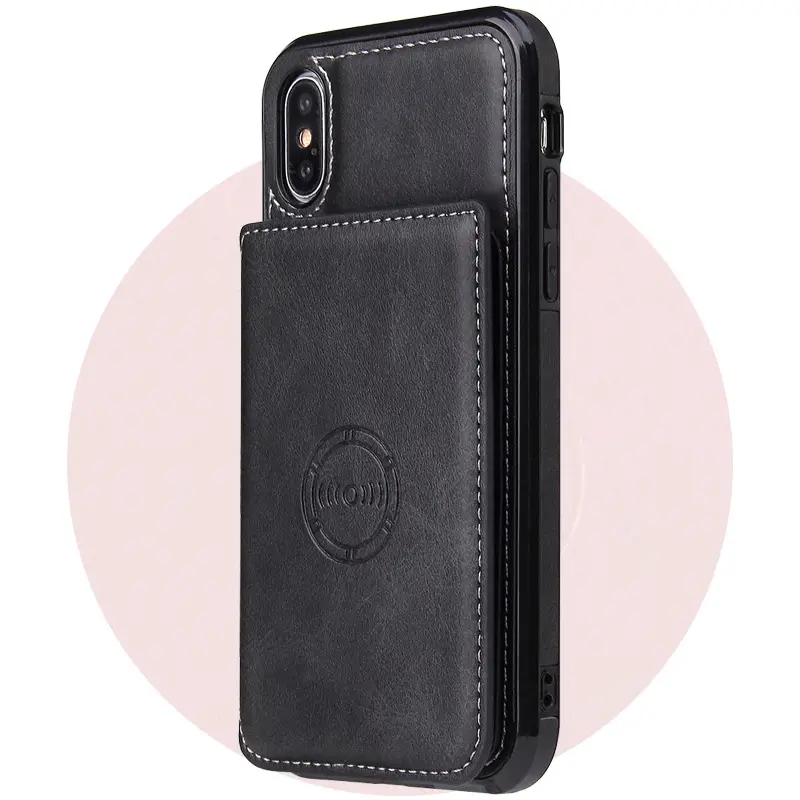Card wallet leather case phone