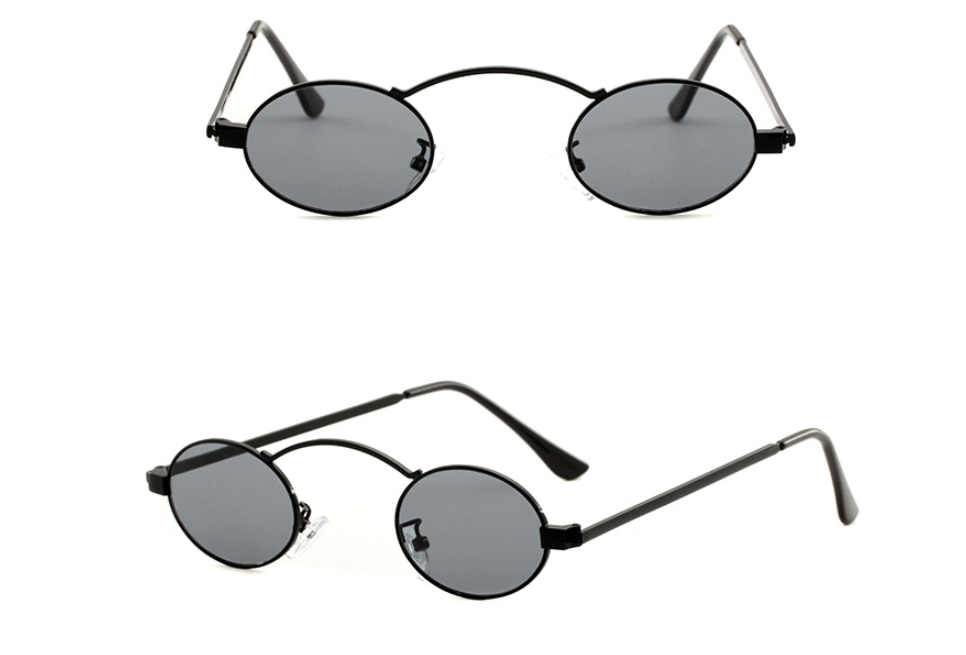 Fashionable small frame round sunglasses - Image 2