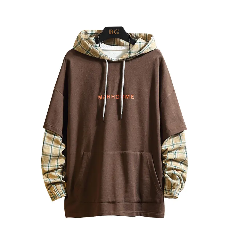 Fake Two Hooded Hoodies