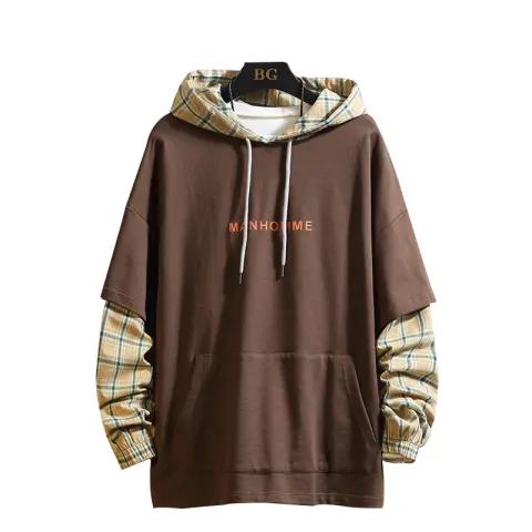 Fake Two Hooded Hoodies