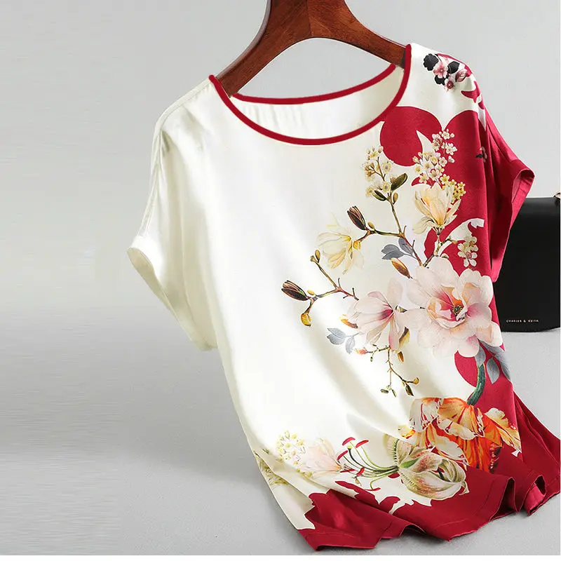 Women's ice silk short sleeve