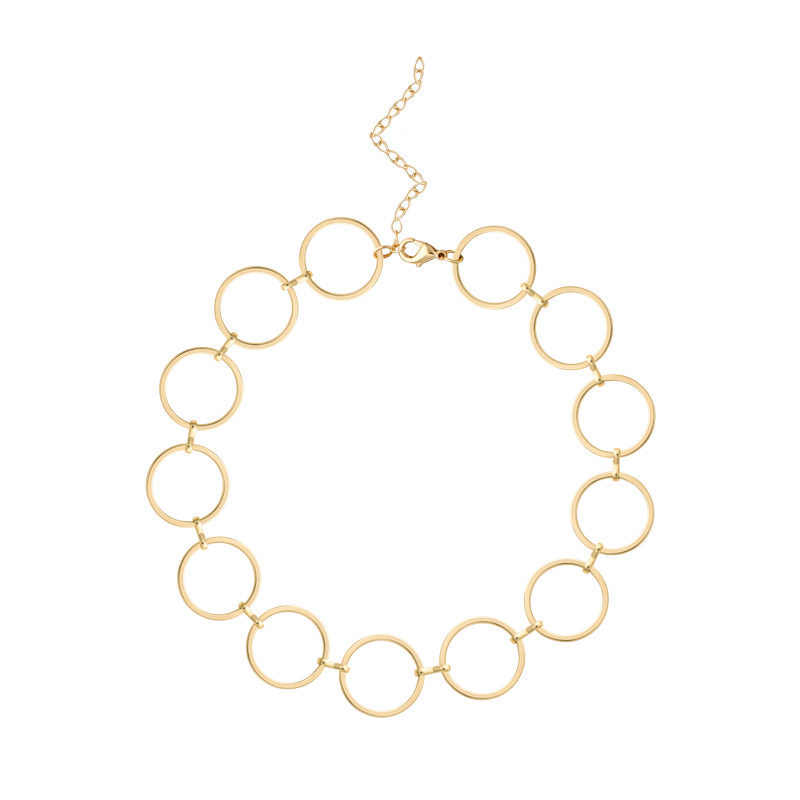 Circle Neck Chain Necklace Pendant