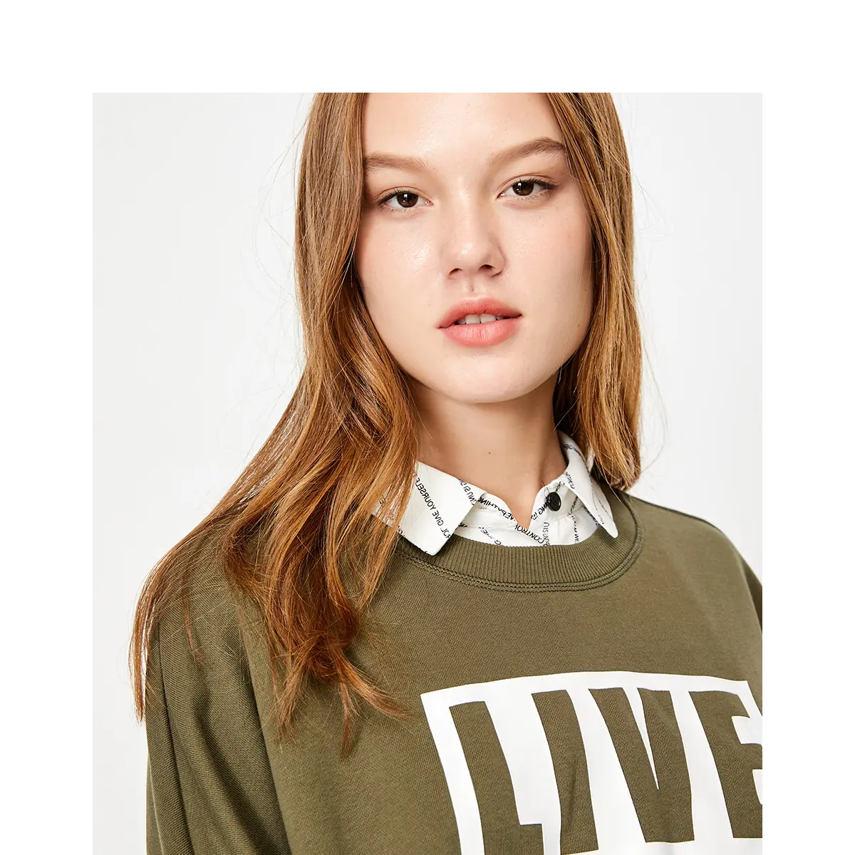 Women's letter printed sweatshirt