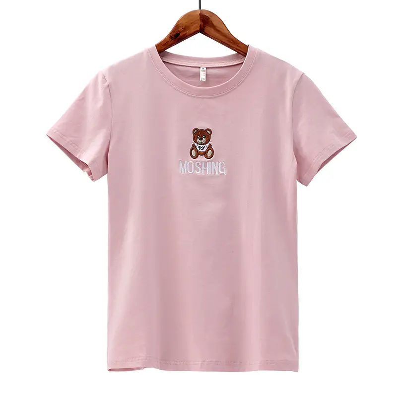 Half sleeve round neck bottoming shirt