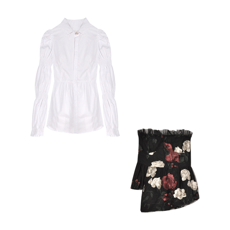 Retro design temperament suit