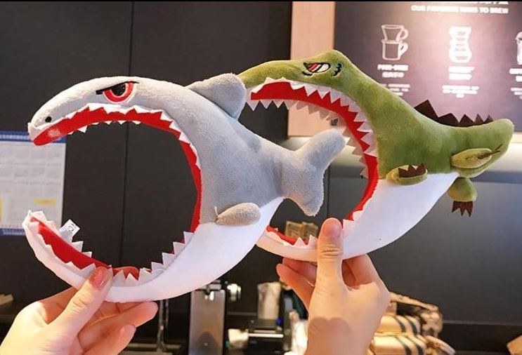 Shark dinosaur headband