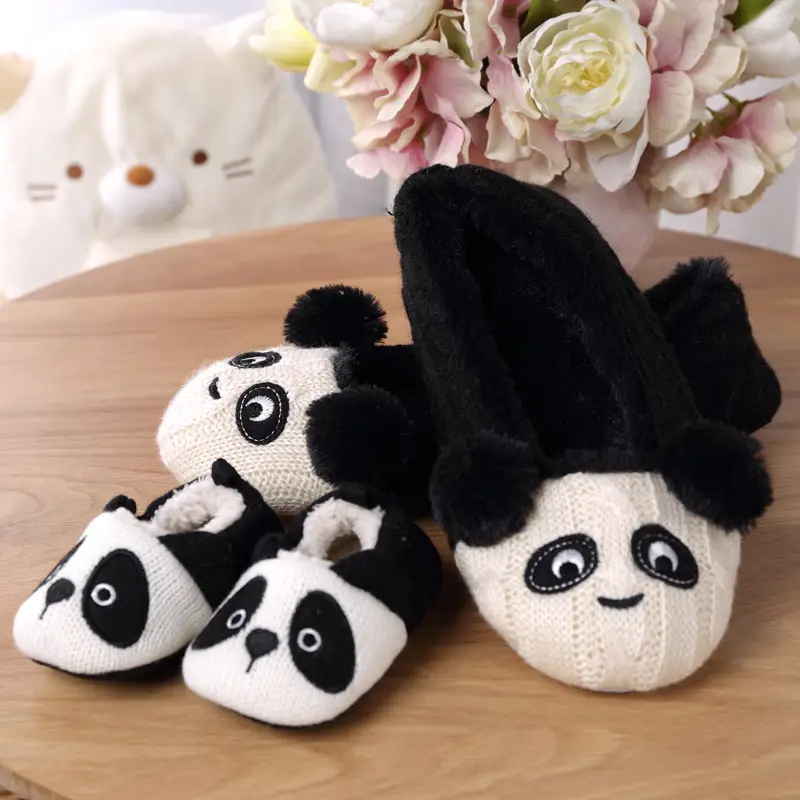Panda cartoon parent-child cotton drag