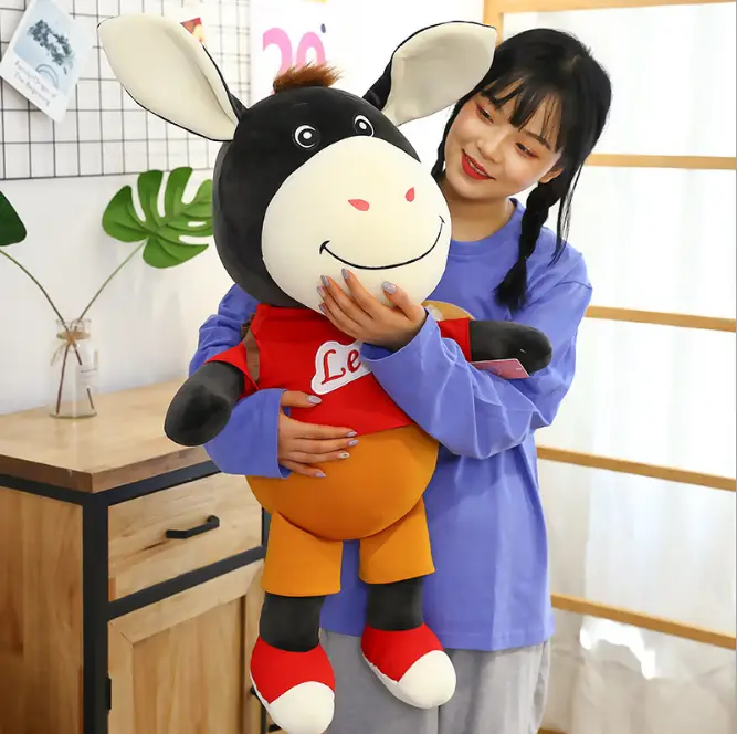 Cute travel donkey plush toy