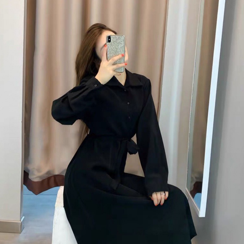 Long skirt waist goddess fan dress