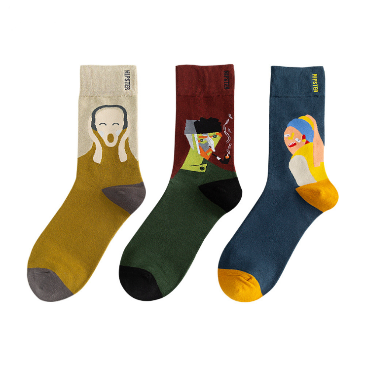 Title 1, Colorful cotton socks for personality and creat...