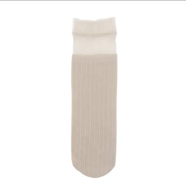 All match comfortable socks and mesh socks Nude - Shop at LoveMi