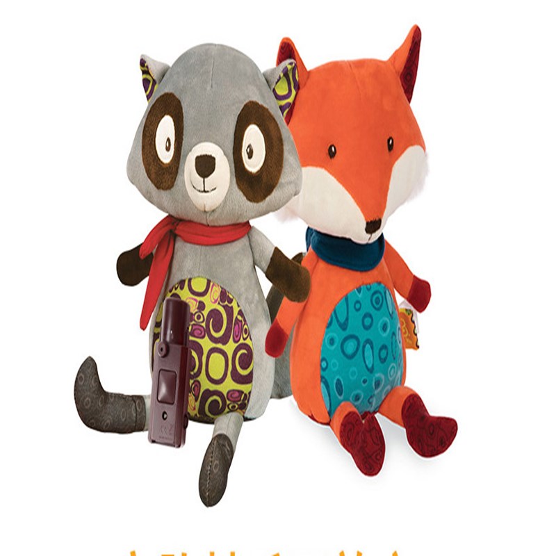 Plush recording dialogue toy