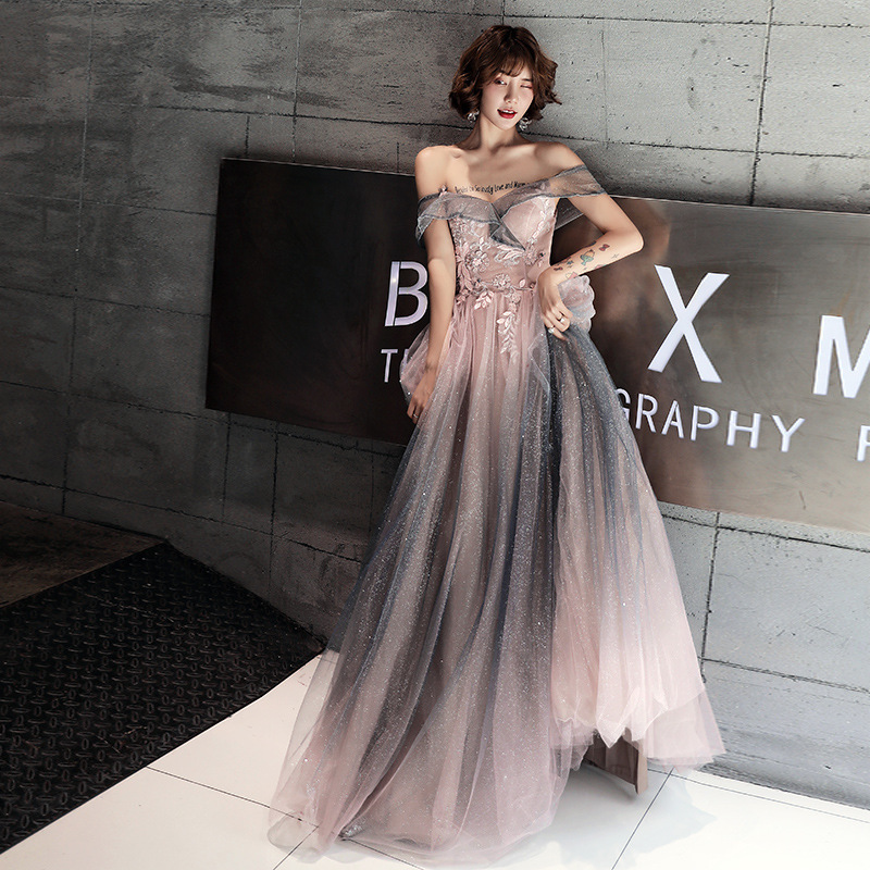 Female fairy in evening dress