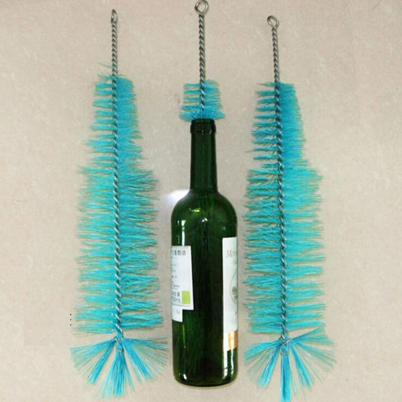 Red wine bottle recycling beer bottle brush