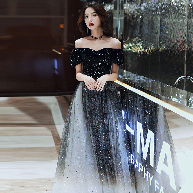 Long annual meeting host dress