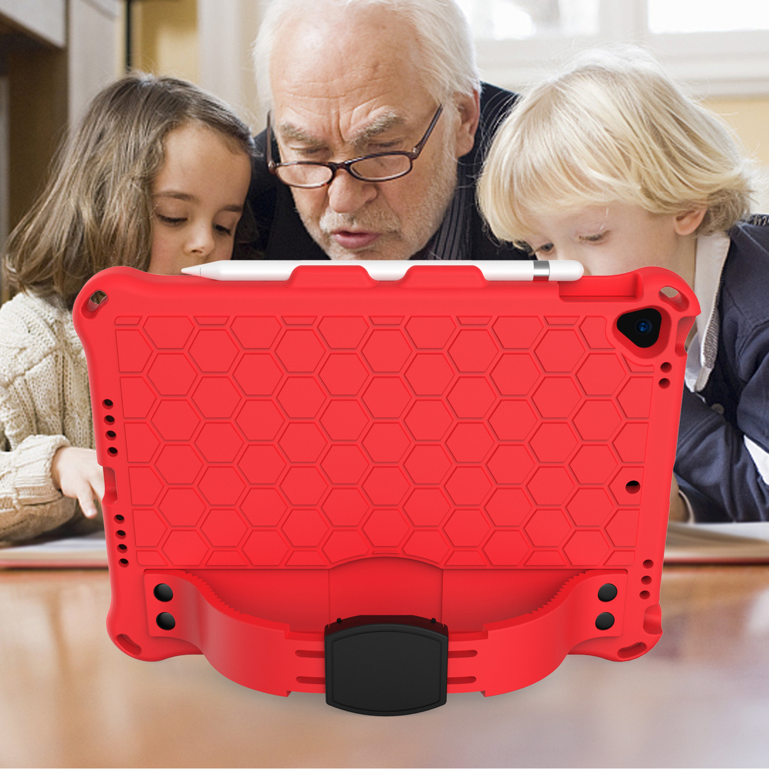 Compatible with Apple, New iPad 10.2 Honeycomb EVA Cover — foto 11