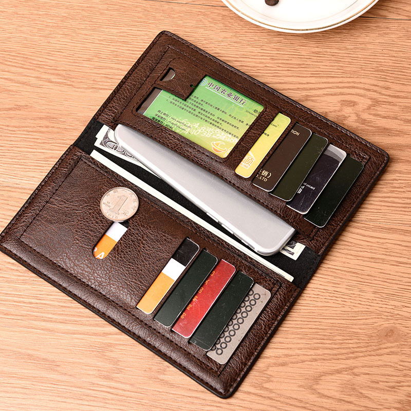 Men's long wallet