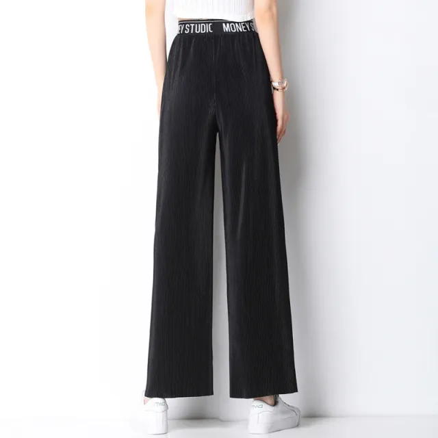 High waist wide leg pants Black - Shop at LoveMi