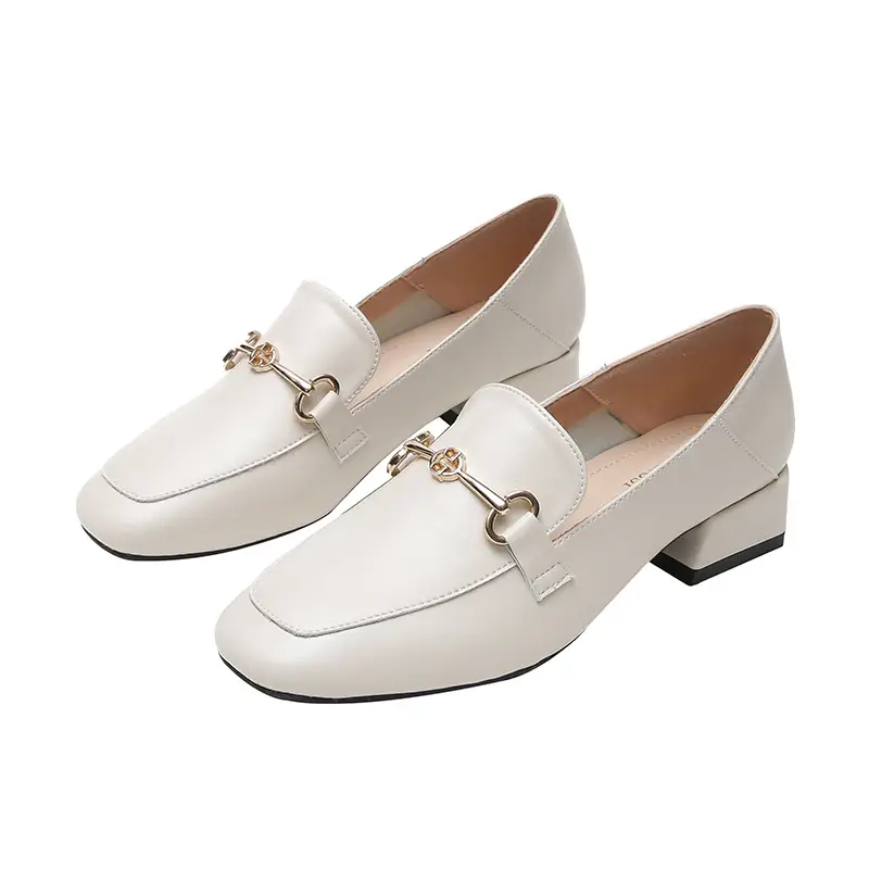 Women's thick heel high heel shoes