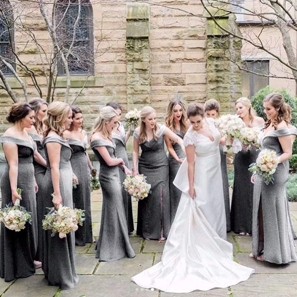 Split banquet women's fishtail evening dress