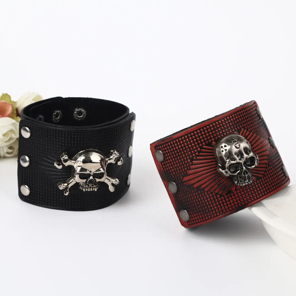 Vintage Double Layer Wide Leather Woven Bracelet