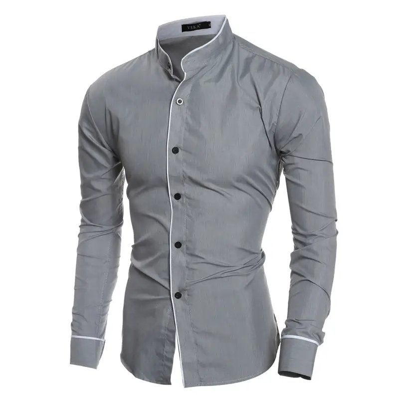 Solid color long sleeve bottoming shirt