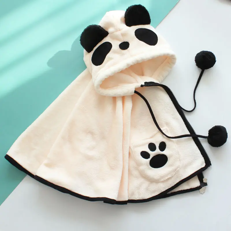 Panda Cape Hood with Pocket