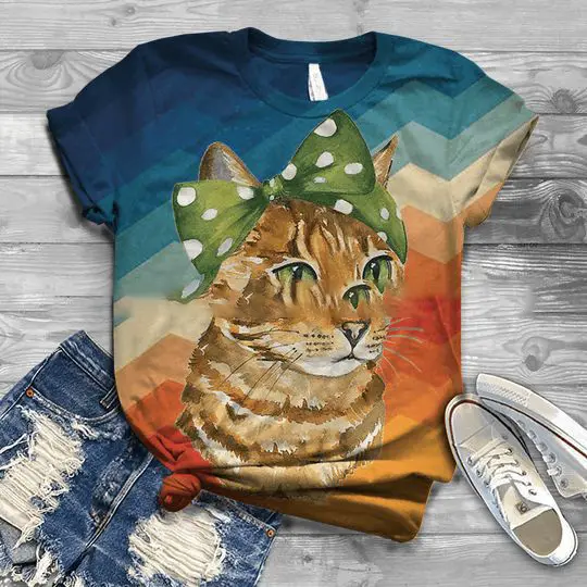 Digital printing short sleeve
