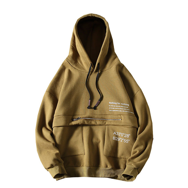 Hooded harbor style workwear sweater