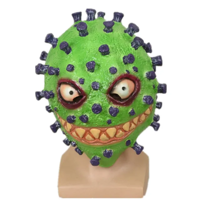 New crown headgear latex mask Green - Shop at LoveMi