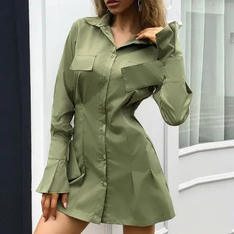 Women Shirt Dress