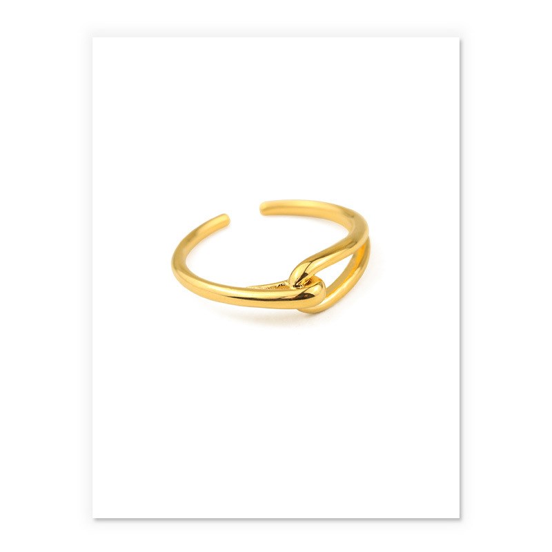 Line knotted ring