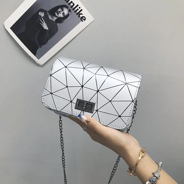 Chain crossbody bag - Silver