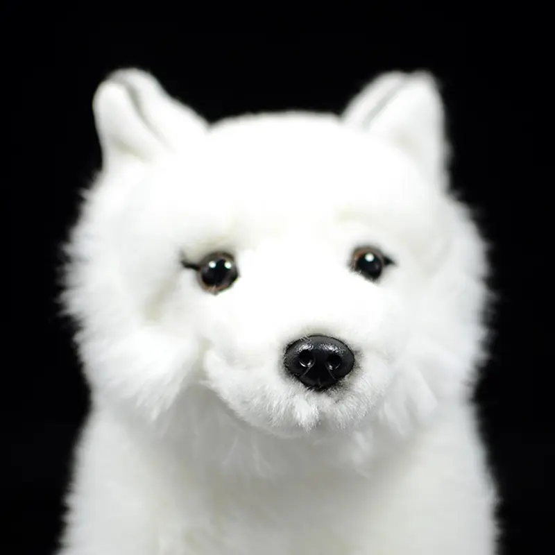 Arctic fox plush doll