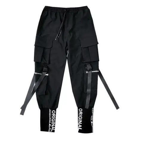 High-end Cargo Pants with Embroidery