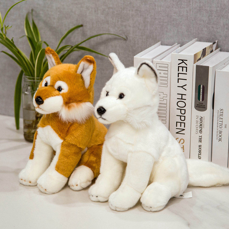 Fox Terrier cute and realistic plush toy
