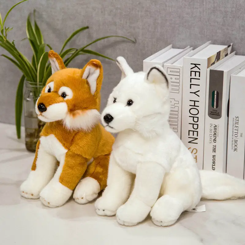 Fox Terrier cute and realistic plush toy