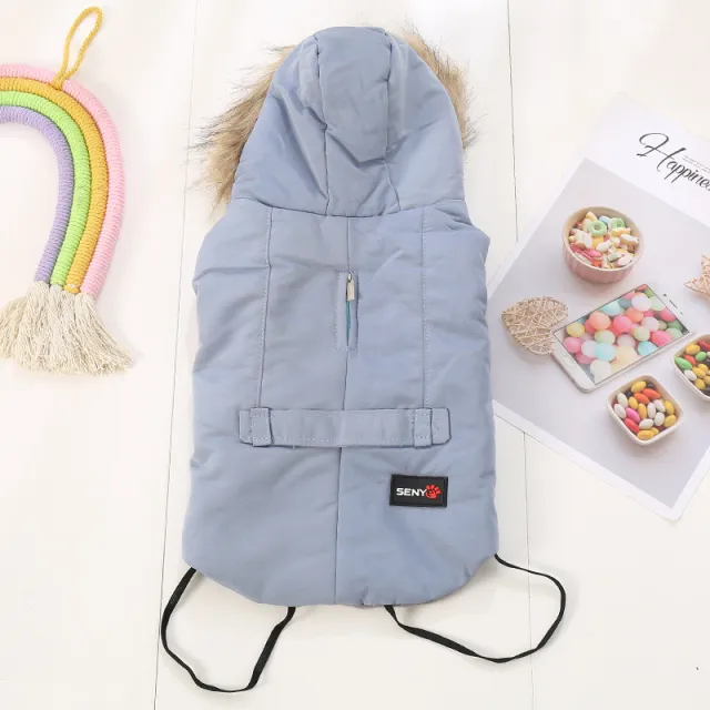 Autumn/winter wear for small dogs Light Blue - Shop at LoveMi