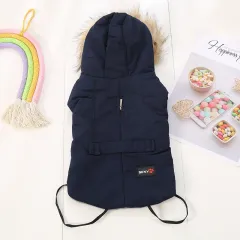 Autumn/winter wear for small dogs - Dark Blue - View 1