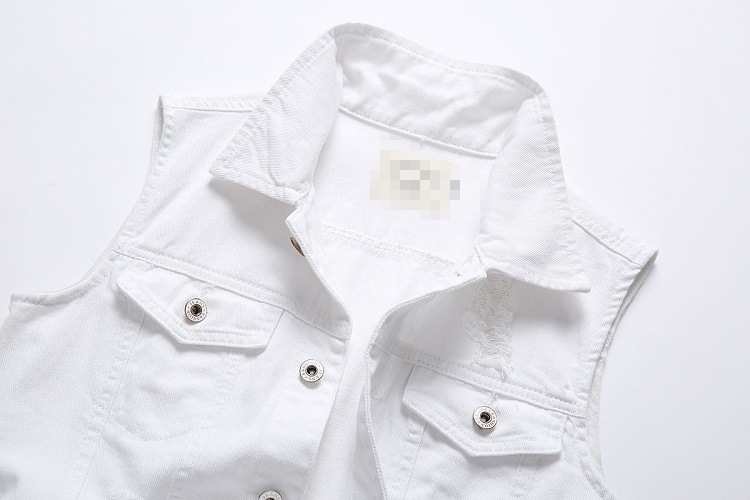 New Korean style slim men's denim vest