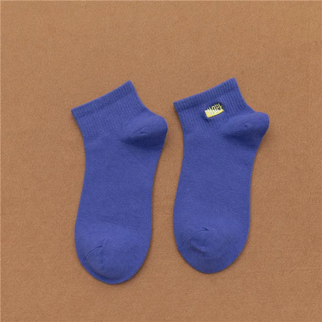 Female candy color boat socks Blue - Shop at LoveMi