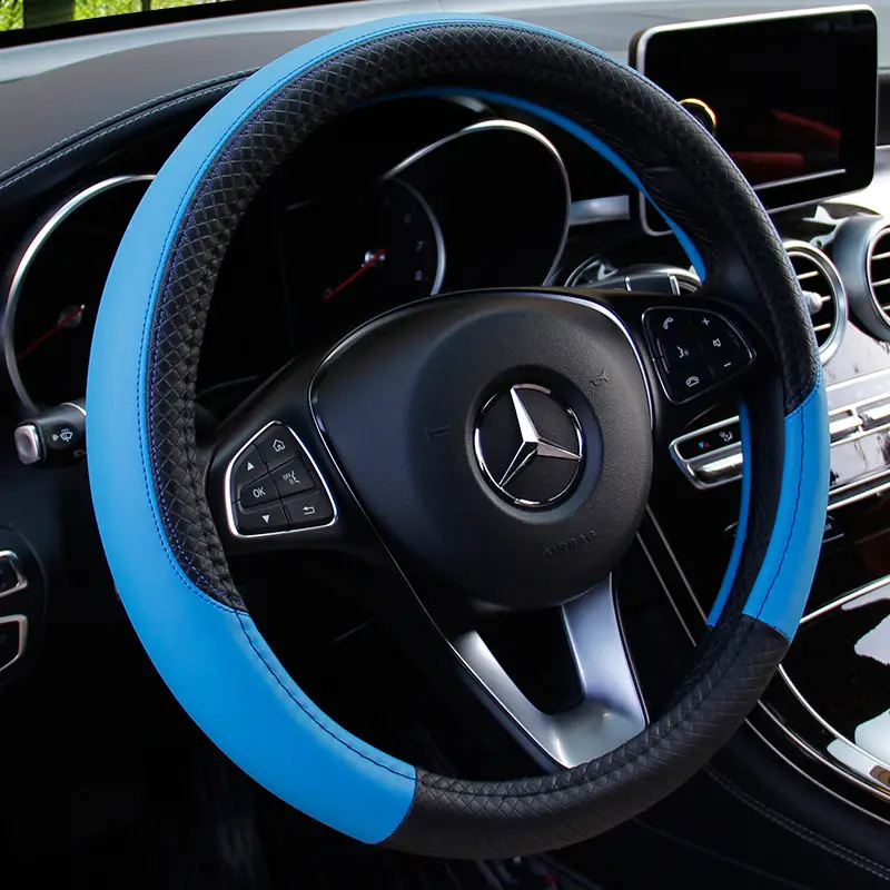Multi-color embossed car handle cover