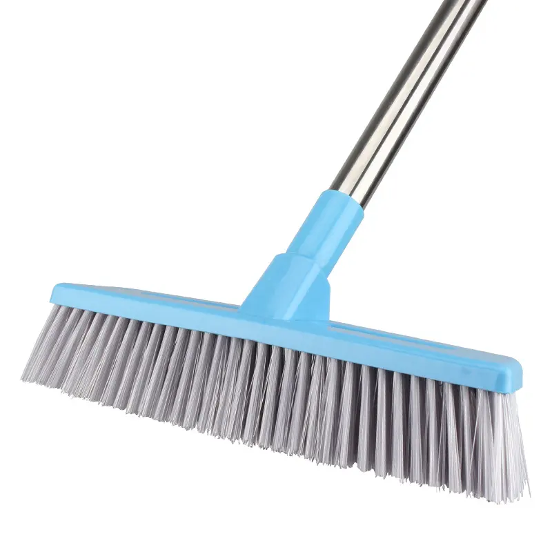 New Extra Long Handle Rubber Bristles Sweeper Squeegee