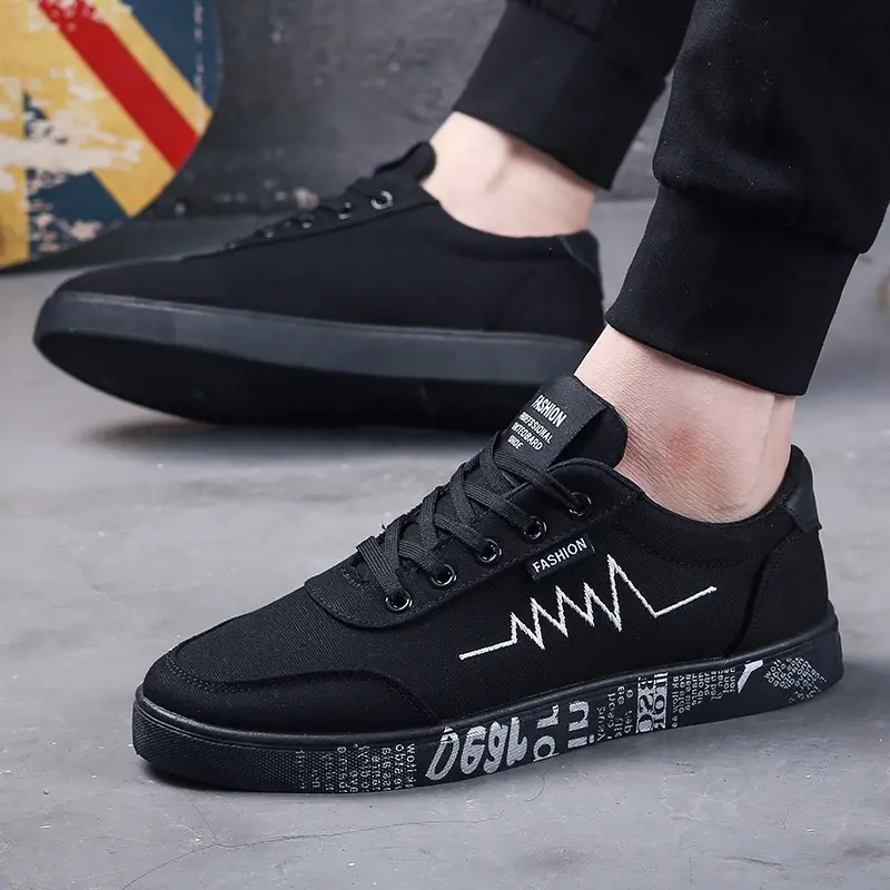 Men's Canvas Shoes Sports Casual Flat Men