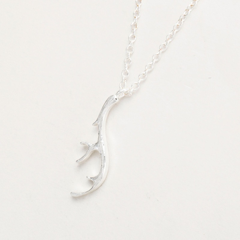 Antler Lady Pendant Necklace