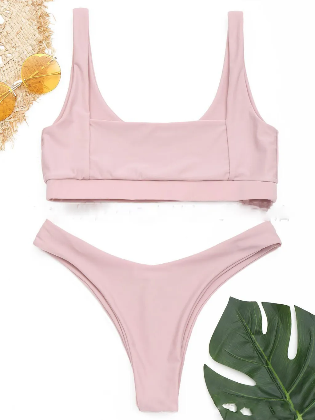 Bikini split swimsuit - Pink