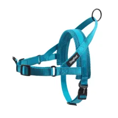 Dog Harness Leash Rope Set Adjustable Dogs Chest Back Traction Rope Puppy Pet Durable Outdoor Walking Rope Chain Belt - Blue - View 1