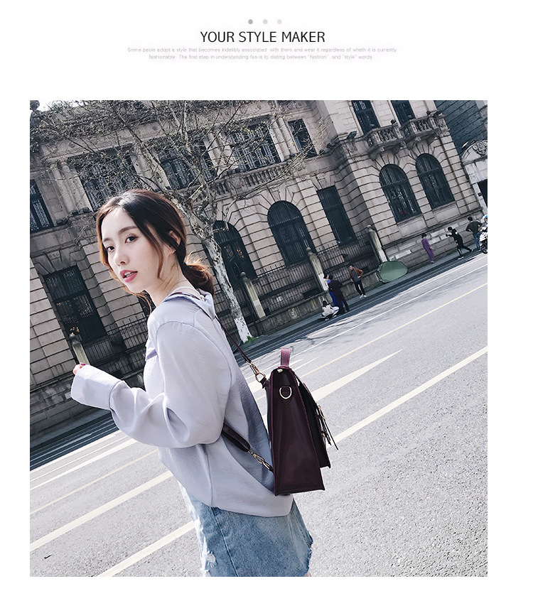 College style Cambridge shoulder bag