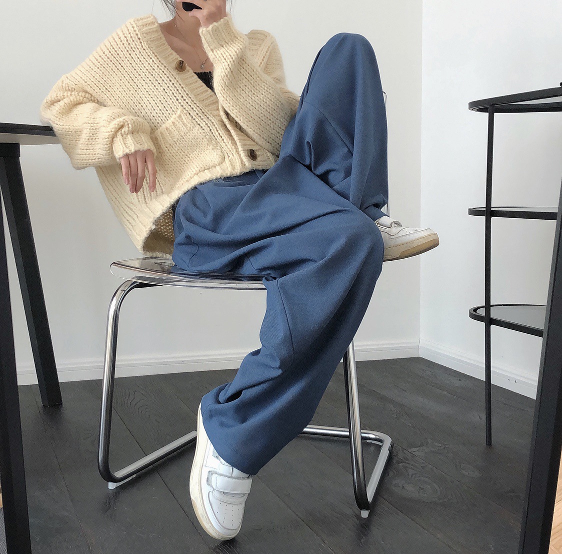 Straight radish pants